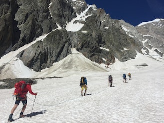 Gonella Roping up on Miage Glacier.JPG